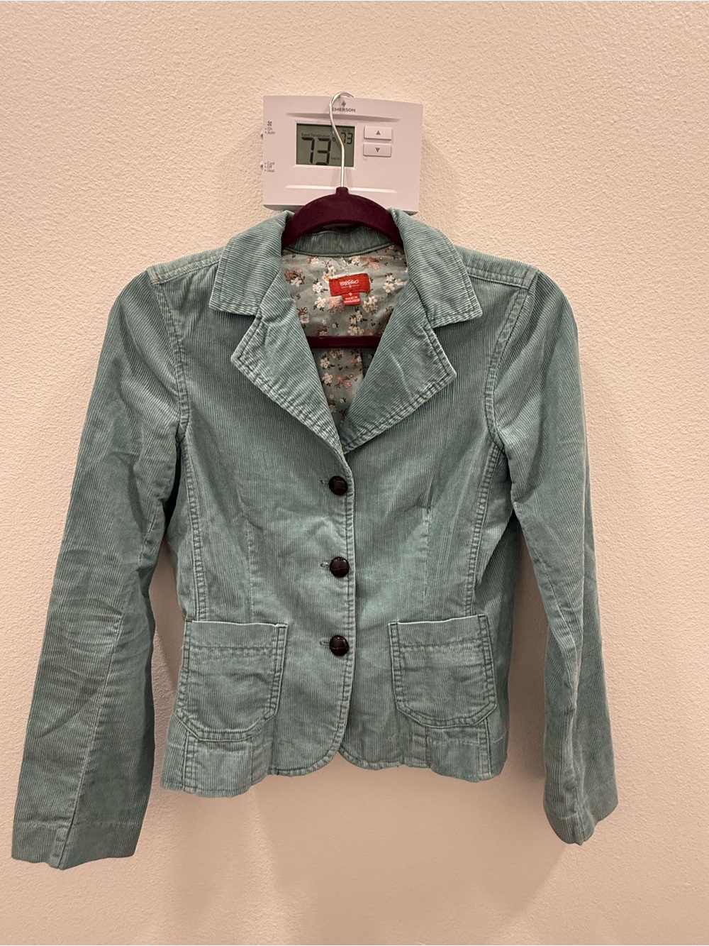 Y2K Mossimo Teal Blazer